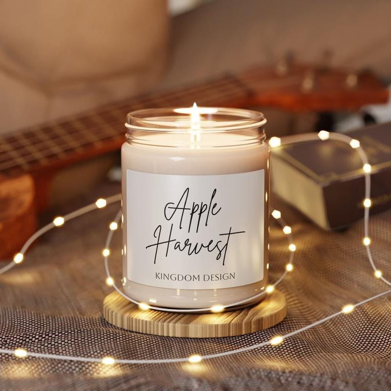 Christmas Scented Candle, Winter Soy Candle - Holiday Gift, Minimal Decor, Winter Scents, Christmas Candle, Holiday Candle Glass Coconut Christmas Candle Premium Candle Holiday Candle
