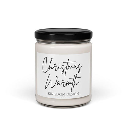 Christmas Scented Candle, Winter Soy Candle - Holiday Gift, Minimal Decor, Winter Scents, Christmas Candle, Holiday Candle Glass Coconut Christmas Candle Premium Candle Holiday Candle