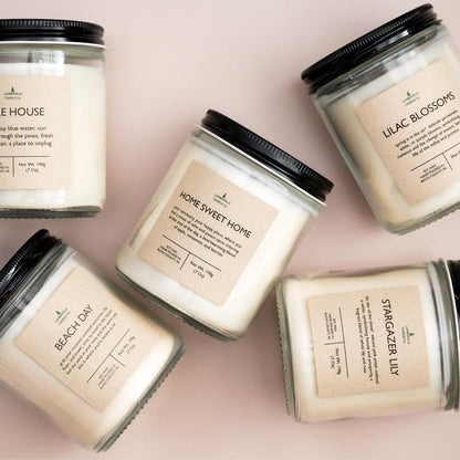 All Natural Soy Wax Candle | 8Oz Soy Candle | Fall Candle | Autumn Candle | Farmhouse Style Candle | Rustic Candle | Candle Gift